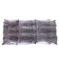 Reak Fur Rabbit Blanket with Dayed Color